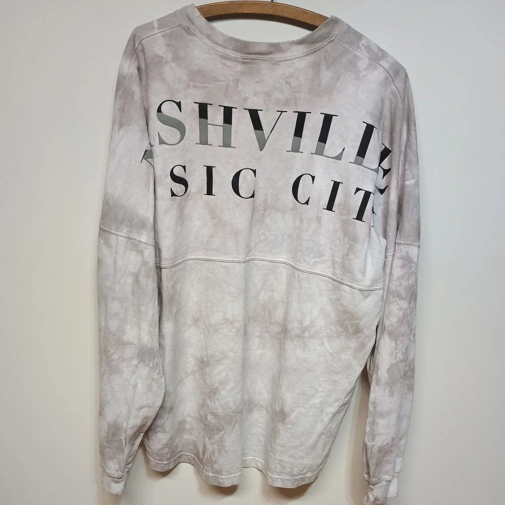 Spirit‎ Jersey Men's XLARGE Nashville Music City Shirt Oversize Long Sleeve Y2K - Picture 8 of 8
